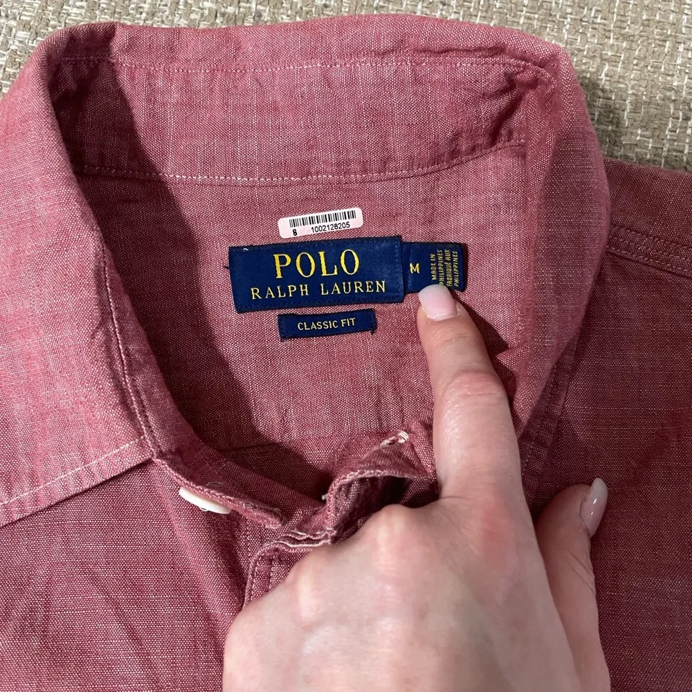 Polo Ralph Lauren Mens Button up sz L - Picture 4 of 9